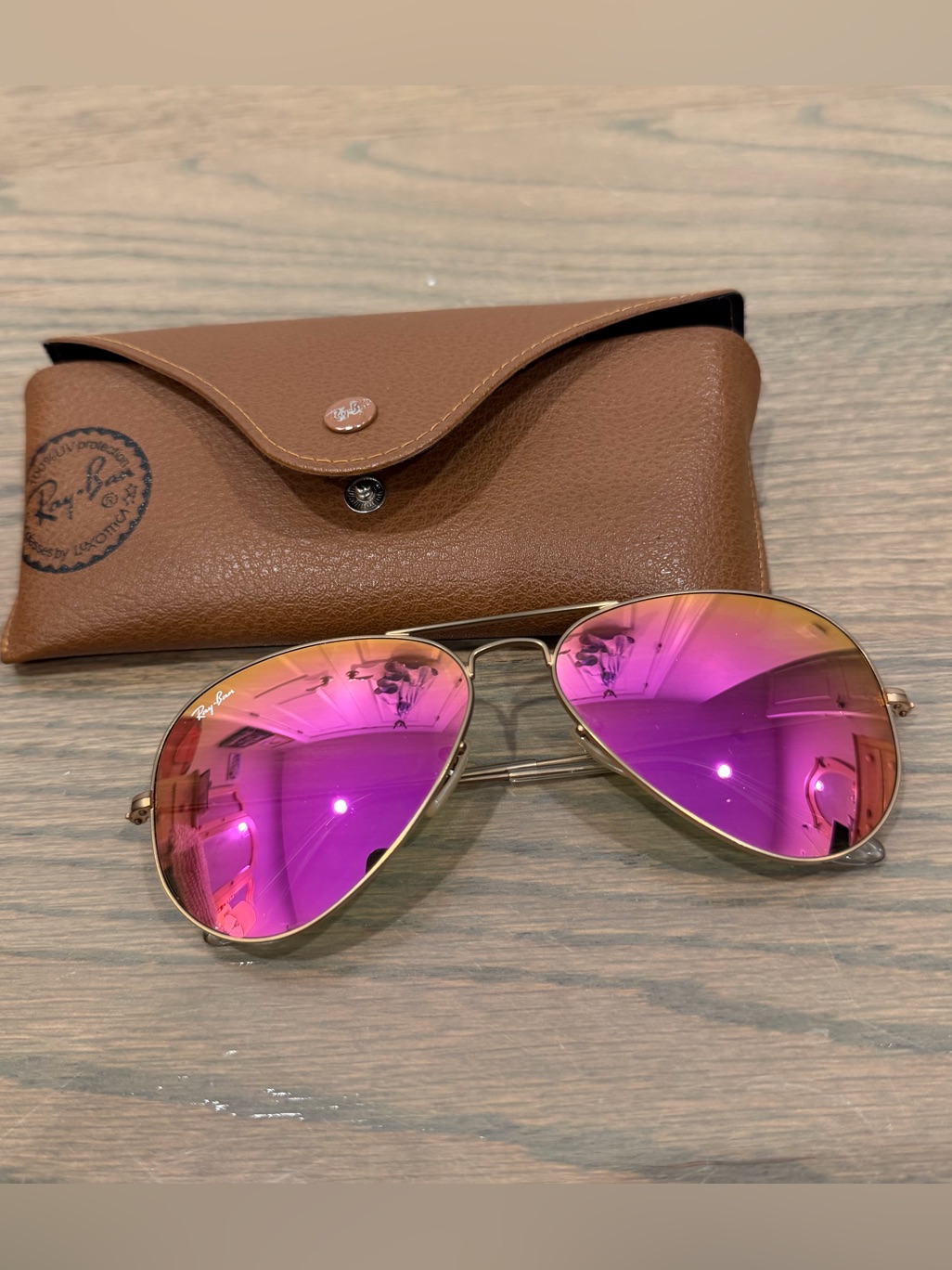 Rayban Pink Aviators